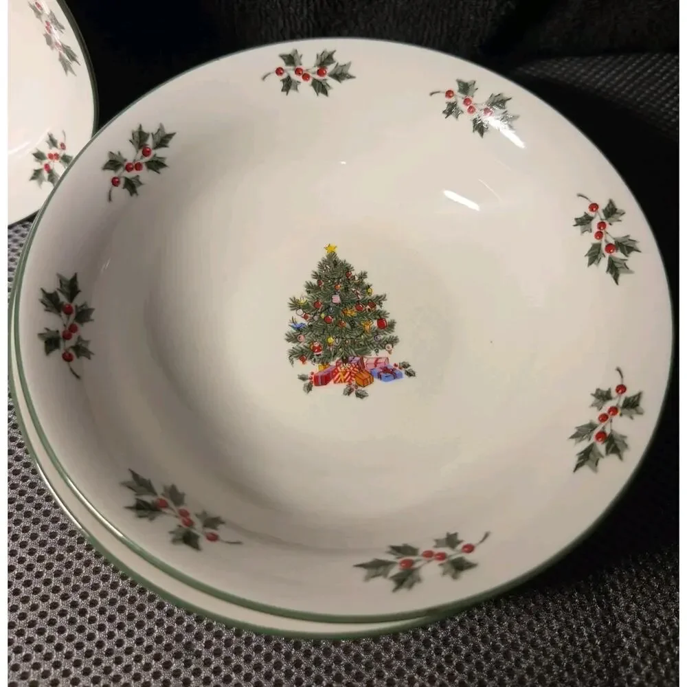 gibson noel morning Ceramic Bowls Set Of 4 6 In Diameter
